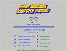 Tablet Screenshot of jennymarshall.com